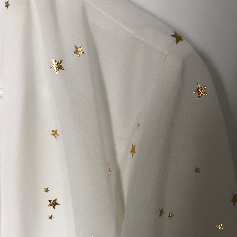 Tobi White Front-Tying Top